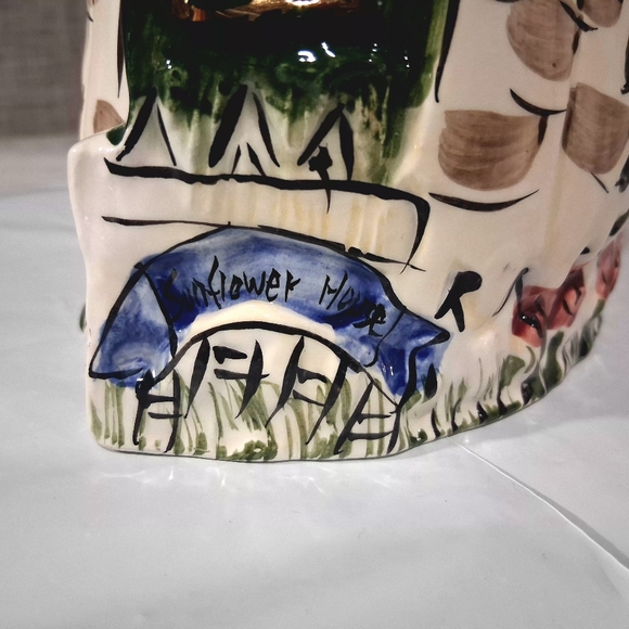 Blue Sky Clayworks Tea Light Holder Sunflower House, by Heather Goldminc 2000 - Picture 3 of 9